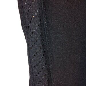 Roz&Ali Beautiful Studded Black Leggings Size 2x